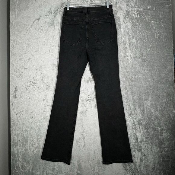 Madewell Jeans Women 4 27" Washed Black Skinny Flare Neutral Minimal Grunge Punk - Picture 3 of 10